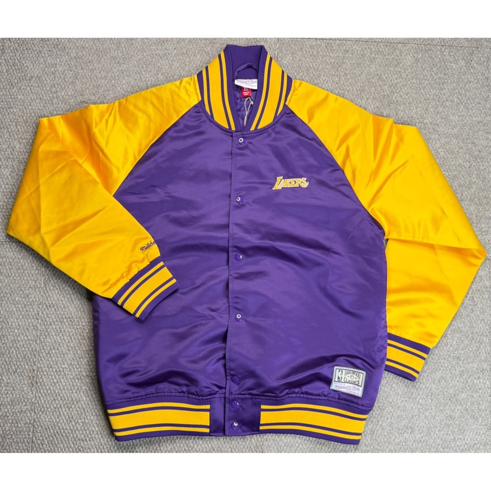 Mitchell & Ness NBA Los Angeles Lakers Colossal Button Up Jacket Size XL